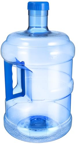 PRETYZOOM Jarra De Agua De 5 litros con Asa Contenedor De Botella De Agua Reutilizable para Mascotas Tanque De Agua para Acampar Jarra De Agua con Tapa Cubo De Agua Hervidor De Agua