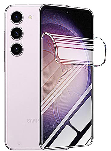 [2 pcs] Films de Protection d'écran en Hydrogel pour Samsung Galaxy S23 5G (6.1 Pouces), [HD] Film de Protection en Transparent TPU Souple [Pas de Verre Trempé]