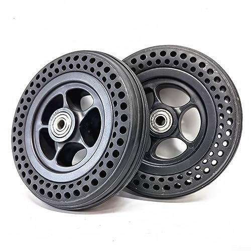 6X1 1/4 Rollstuhl Vorderrad 6 Zoll Aufblasbares Vorderrad Vollreifen Radnabe,Fester Reifen,Für Rollstuhl,Für Elektroroller