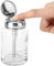 Nail Polish Remover Pump Dispenser, 80ml Push Down Empty Lockable Pump Dispenser Bottle for Nail Polish and Makeup Remover, Press Glass Bottle, Nail Art Gel Cleaner Container