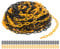 PATIKIL Plastic Chain Links, 200 Foot Safety Barrier Chain Yellow/Black for Crowd Control, Queue Line, Parking, Fence, Gate, Concert, Construction Site and Decoration