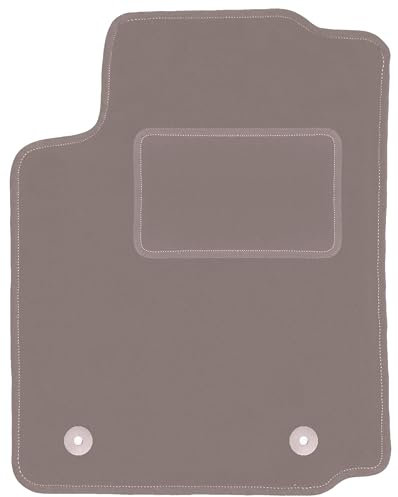 Wielganizator Automatte – Passend für Citroen C2 Schrägheck 2003-2009 – Velours – Autozubehör - Auto Fußmatten – Fußmatte Auto – 1-teilig - beige