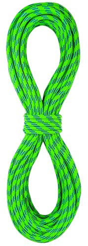 SEAMUS 4mm Prusik Accessory Cord 15M (50ft) Rock Climbing Rope High Tensile Strength Rock Climbing Accessories Cord Double Braid Nylon Cord for Mountain Tree Climbing, Canyoneering,Fire Rescue