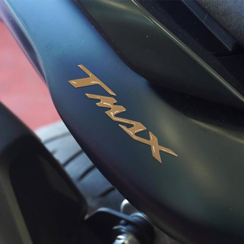 labelbike - Adesivi Scritte Tmax in Resina 3D per Moto Scooter compatibili con Yamaha T-Max 560 2022-2025 - Colore Oro
