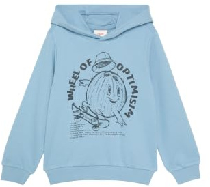 s.Oliver Oversized Hoodie mit Frontprint