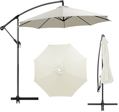 SANGOGO Parasol de repuesto para sombrilla de mercado de 3 m, impermeable, con parasol, protección UV, para 8 puntales, toldo de repuesto para sombrillas al aire libre