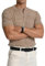MLANM Men's Knitted Henley T-Shirt Polo Shirts Short Sleeve Slim Fit Summer Fashion Lightweight Golf Shirts,XXL Apricot