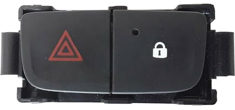 Bouton de Warning Feux de Détresse AVEC Centralisation de Porte compatible avec DUSTER TALENTO NV300 VIVARO B TRAFIC III - 4407293 252100622R