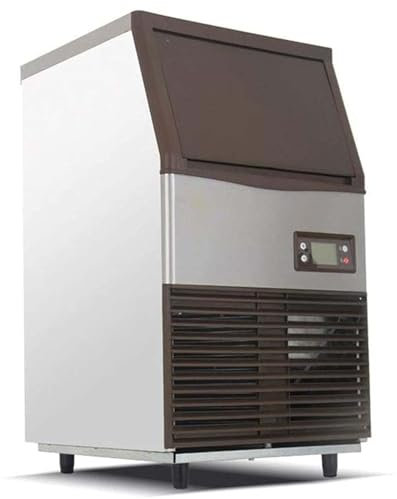 CCYENG Comptoir de Machine à glaçons, Grande Machine à glaçons Commerciale, Produit 52 LB de Glace en 24 Heures, glaçons prêts en 15 Minutes, pour la Maison/Cuisine/bu