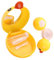 MYSUNBAR Contact Lens Case, Small Contact Lens Companion Box, Cute Care Box, Yellow Duck, multicoloured, Pocket organiser