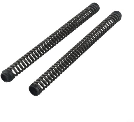 Molla elicoidale ammortizzatore per forcella anteriore della bicicletta, molle elicoidali in acciaio affidabile, lunga durata per bici MTB, migliora il comfort di guida, 2 pezzi (A-23,6 mm)