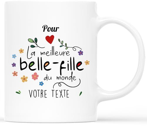 Cadeau Plus Mug Pour La Meilleure Mamie Du Monde - Cadeau Fête Des Grands-Mères, Tasse Super Voisine, Maman Tasse (Belle-fille)
