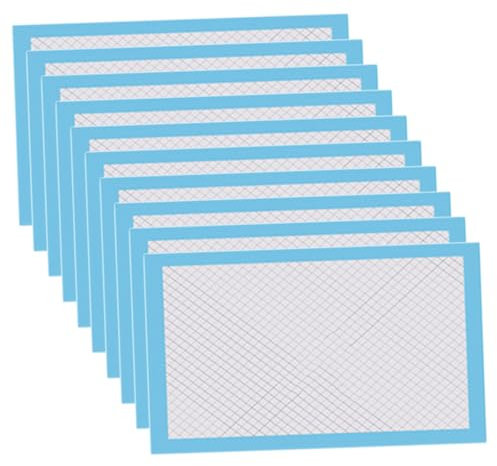 COSMEVIVI 10stücke Vogelkäfig Unterlage Wiederverwendbar-Papier Mit Wasserabsorption Für Papageienkäfige Atmungsaktives Dungpad Saugfähige Für Saubere Käfige