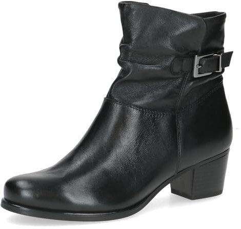 CAPRICE Damen Stiefeletten aus Leder mit Blockabsatz