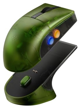 8Bitdo Souris rétro R8 avec station de charge, capteur optique PAW 3395 DPI 26 K, taux d'interrogation 4K, boutons programmables, micro commutateurs Kailh Sword GM X, ambidextre – Édition Xbox