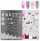 Lines Nails Art Stamping Schablone Blumen Maniküre Vorlage Werkzeug French Tip Nägel Stamping Platten Nägel Kunst Stempel Werkzeug