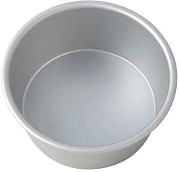 KAMBERG – Molde redondo para tartas, 15 x 7,5 cm, aluminio anodizado, plateado