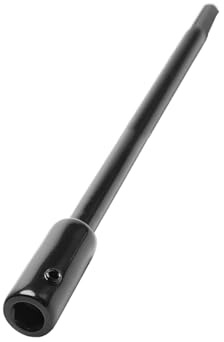 178mm Extra lang Bohrer Verlängerung für forstnerbohrer 3/8-schaft | für Sechskantwellen, Verlängerungsschaft Verlängerung Aufnahmeschaft Für besonders tiefe Lochfräsungen Durchbrüche, Schwarz