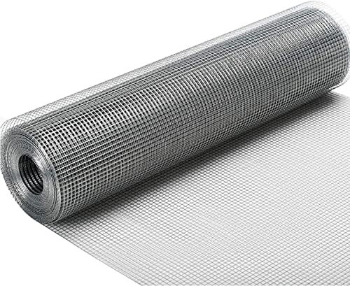 YMCIBTJJ (de:304 Edelstahl-Drahtgeflecht auf Rolle – 0,6 mm Zaun mit 1/4-Zoll-Öffnungen, Drahtgeflecht für Volieren, Gärten, Außenbereich, rostbeständig und vielseitig)