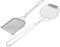 SMASOLO 2 Pcs Stainless Steel Fryer Skimmer Fine Mesh Deep Fryer Strainer with Long Handle for Oil Filtration for Home and Restaurant Cooking