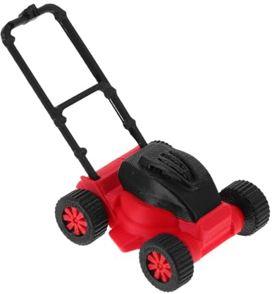 Hemobllo Miniature Lawn Mower Model for Dollhouse 1:18 Scale, Boys and Girls Lawn Mower Toy, Mini Garden Tool Figurine for Dollhouse Scene Decoration and Collectible Display