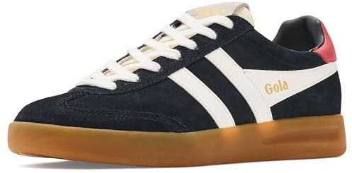 Gola Cyclone Suede Women's Black/Off White/Coral Trainers