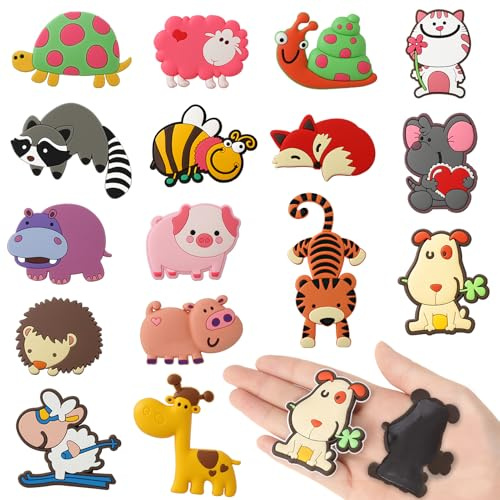 16 Stück Magnete Kinder, Kühlschrankmagnete Magnetische