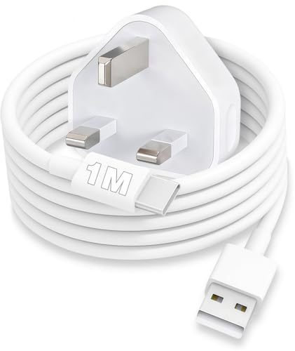 Earbuds USB C Charging Cable 1M 5V2A USB Plug UK for Beats Headphones Charger Type C Cord for Beats Solo Buds/Powerbeats by Dr. Dre Fit Pro 2/Flex/Studio Buds +/Solo 4/Studio Pro x Kim Kardashian Pill