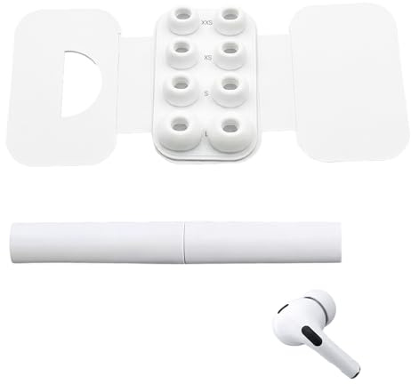 Silikon‑Ohrstöpsel für AirPods Pro 3 (3. Generation, 2025) – Ersatz‑Eartips mit Staubnetz & 3‑in‑1‑Reinigungsstift – Bequeme, sichere Passform, Geräuschunterdrückung erhalten nur kompatibel mit Pro 3