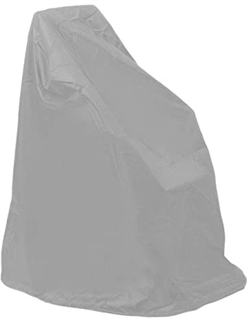 Cirraorive Rollstuhl Abdeckung Rollstuhl Überzug Rollstuhl Wetterschutz Rollstuhl Regenschutz Aus Robustem Oxford Stoff Leicht Anzubringen für Senioren Rollstuhl, 100x75x100cm Grau