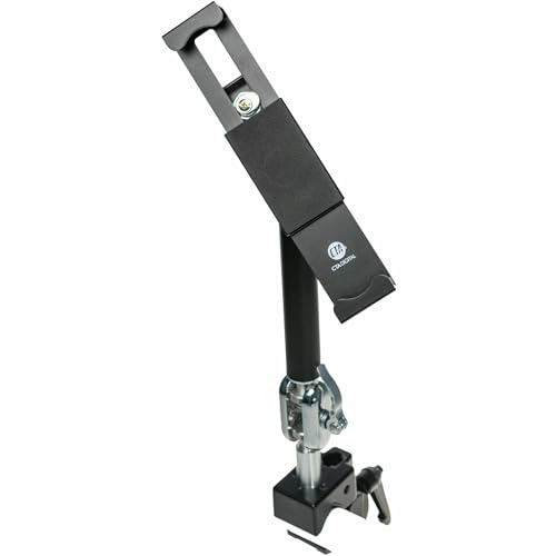 Tablet Pole Clamp – CTA Heavy-Duty Security Pole Clamp For iPad 10th Gen 10.9 - iPad 7/8/9 Gen 10.2”- iPad Air 4 - iPad Pro 12.9”- Galaxy Tab - Surface Pro 7 - Zebra Tablets & More - Black (PAD-HPCS)