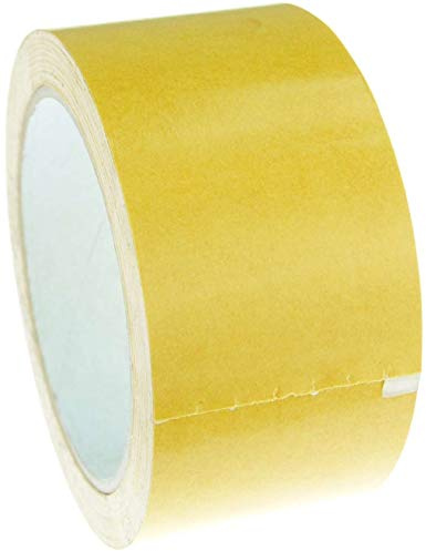 1 Rolle 25 m x 50 mm Doppelseitiges Universal Klebeband - Vielseitiges Klebeband für Verpackungen, Deko, Teppiche oder zum Basteln