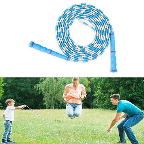 ZSH Multiplayer Long Jump Rope Double Dutch Jump Ropes For Game Skipping Rope Group 3.6M 5M 7M 10M For School, Family Game,Company, Fun Games,Agility Bounce Training (Size : 10m/32.8ft)