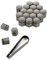 LST 20x 17 mm grau Matt Sechskantkappen Radschrauben Abdeck Kappen