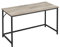 VASAGLE Tisch, Computertisch, Bürotisch, 135 x 60 x 76 cm, für Arbeitszimmer, Schlafzimmer, Wohnzimmer, Greige meliert-tintenschwarz LWD043B02V1