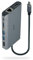 LINDY 43323 USB 3.2 Typ C Laptop Mini Dock - 4K HDMI & DP, PD 3.0 100W, USB 3.2, Gigabit Ethernet, SD, Audio, Weiß und Braun