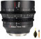 7artisans Vision 50 mm T1.05 - Obiettivo APS-C full frame focale manuale obiettivo cinema grandangolare per supporto Sigma e videocamera RCA