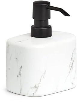 Zeller 18895 Seifenspender Marmor, Keramik, weiß