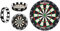Unicorn Solar Flare Dartboard Surround mit integrierter Beleuchtung & Eclipse Ultra Professional Bristle Dartscheibe, Einheitsgröße, Schwarz, 79900
