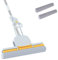 DUDTO PVA Sponge Mops 60 Long Handle 15 Head with 2 Pads Sponge Mops for Floor Cleaning Squeeze with Wringer