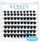 Einzelne Wimpern 70 Pcs Cluster lashes Wimpern Einzeln DIY wimpern extensions für Anfänger Wiederverwendbar wimpernverlängerung zu Hause Natürlich Make up(Alpenglow,D-8-16mix)
