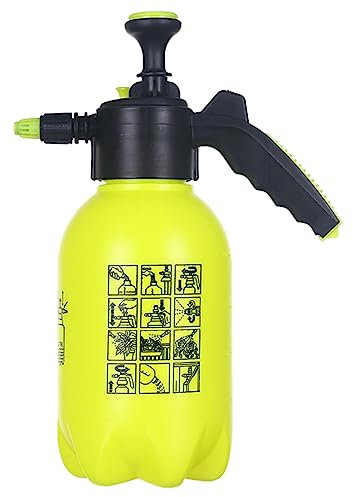 Annaffiatoio a pressione con grande capacità, caldaia da giardino, caldaia ad aria compressa, irrigazione domestica di fiori, strumenti di irrigazione per fiori, laghetto da giardino (giallo, taglia