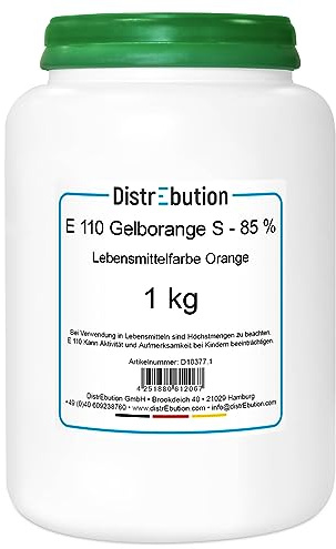 Lebensmittelfarbe Orange hochkonzentriert Pulver 1kg wasserlöslich E110