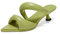 JW PEI Sara Sandali Mule con Tacco da Donna - Verde Lime