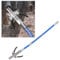 Grease Gun Coupler, Grease Gun Nozzle, Double Lock-on Grease Coupler, 10000PSI High Pressure Oil Nozzle, Manual/Electric Grease Connector, Grease Injector with 12 Hose and G1/8 Male Thread(A)