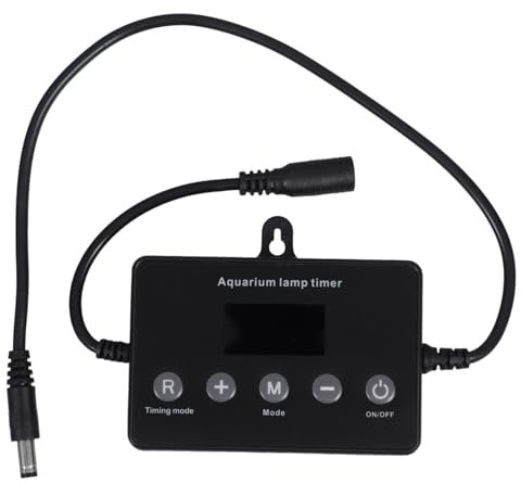 OSALADI Aquarium Dimmer Mit Timing-funktion Lcd-display Geeignet Für Aquarienbeleuchtungen Universelle Steuerung Für Sanftes Licht Und Natürliche Tagesabläufe