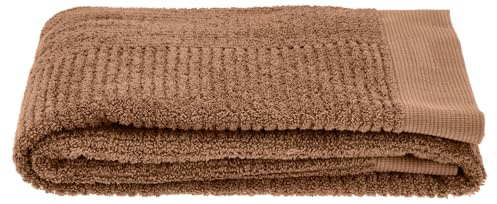 Zone Denmark Classic Handtuch, weiches Handtuch mit hoher Saugfähigkeit, 100% Baumwolle, 70 x 50 cm, Terracotta