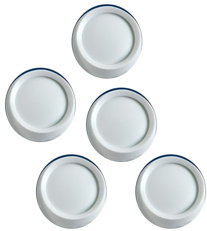 CAMGJORT Handle, 5x White Knob for Rotary Dimmers and Fan Speed Controls, 26115-W