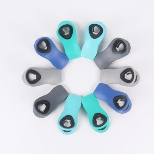 Gzsekken Food Bag Clips Set of 10, Bag Clips with Magnet, Food Clips for Food Storage with Air Tight Seal Gripbag,Reusable 5 Colours,for Keeping Food Fresh - Ideal for Home, Kitchen,Travel,Camping