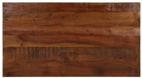 vidaXL Tischplatte, Holztischplatte Rechteckig Rustikal, Ersatztischplatte für Couchtisch Beistelltisch Esstisch, Holzplatte, Massivholz Mango
